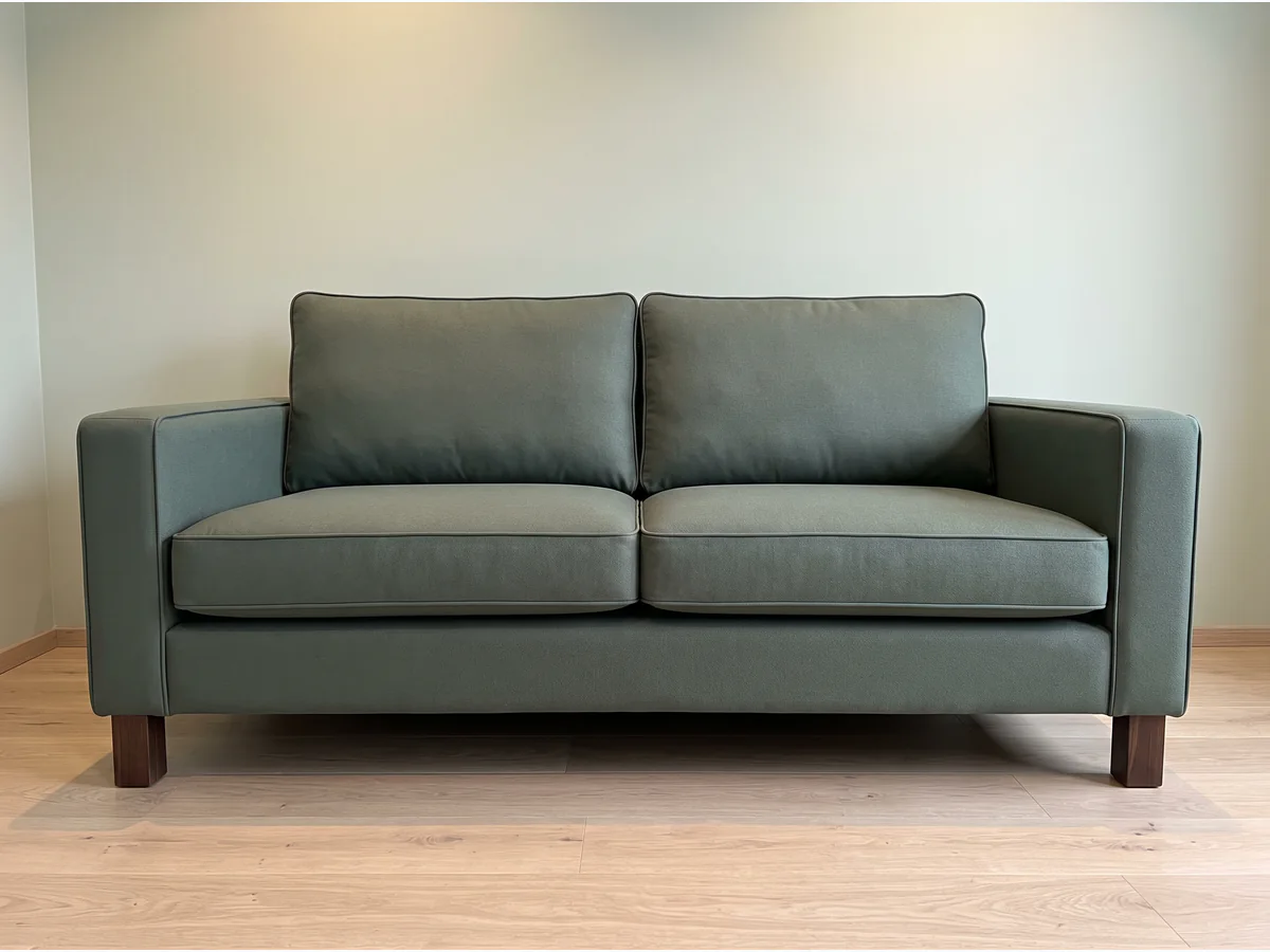 Sillón 2 Cuerpos Tilo en vista frontal, fabricado en La Plata